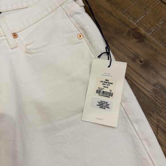 Citizens of Humanity Inga Slim Premium Denim jeans Women’s size 27 Cream - Picture 6 of 12